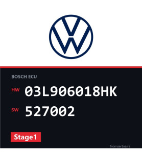 VW Sharan 03L906018HK 527002 Stage1 tuning file