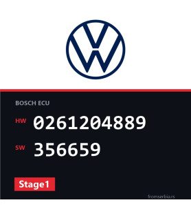 VW Sharan 0261204889 356659 Stage1 tuning file