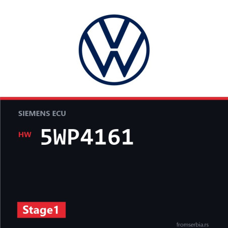 VW Sharan 5WP4161 Stage1 tuning file