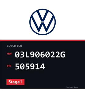 VW Tiguan 03L906022G 505914 Stage1 tuning file