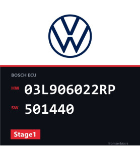 VW Tiguan 03L906022RP 501440 Stage1 tuning file