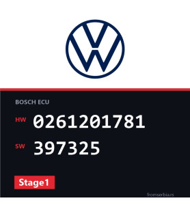 VW Tiguan 0261201781 397325 Stage1 tuning file