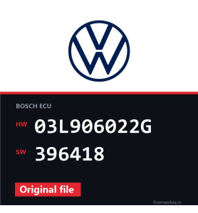 VW Tiguan 03L906022G 396418 original ECU file