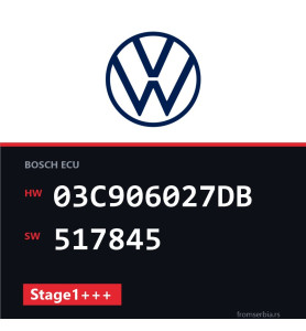VW Tiguan 03C906027DB 517845 Stage1+++ tuning file