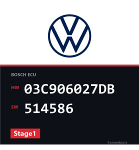 VW Tiguan 03C906027DB 514586 Stage1 tuning file