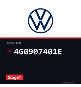 VW Touareg 4G0907401E Stage1 tuning file
