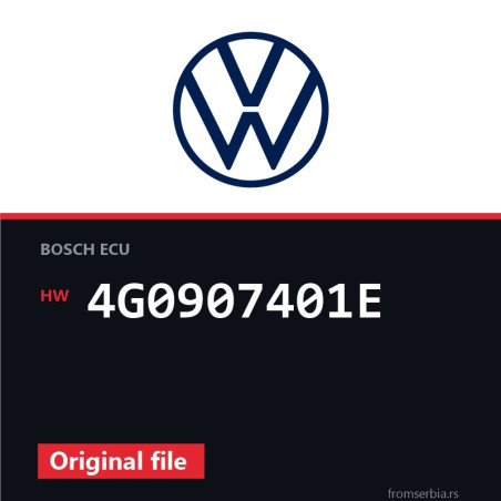 VW Touareg 4G0907401E original ECU file