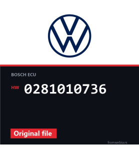 VW Touareg 0281010736 original ECU file