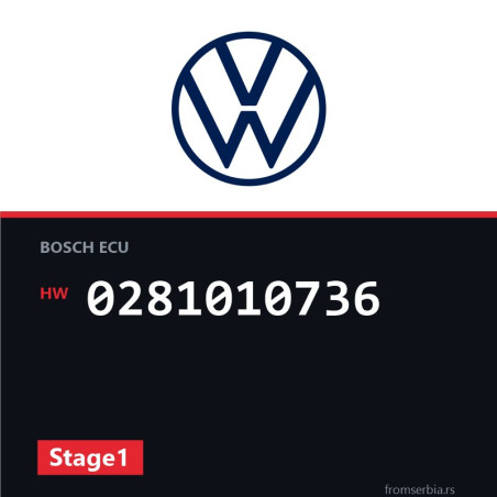 VW Touareg 0281010736 Stage1 tuning file