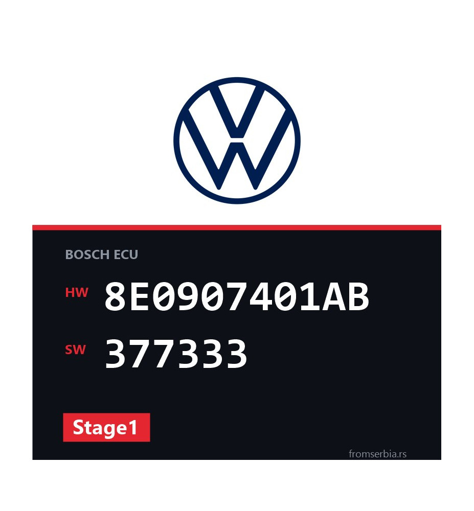 VW Touareg 8E0907401AB 377333 Stage1 tuning file