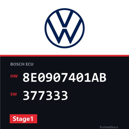 VW Touareg 8E0907401AB 377333 Stage1 tuning file
