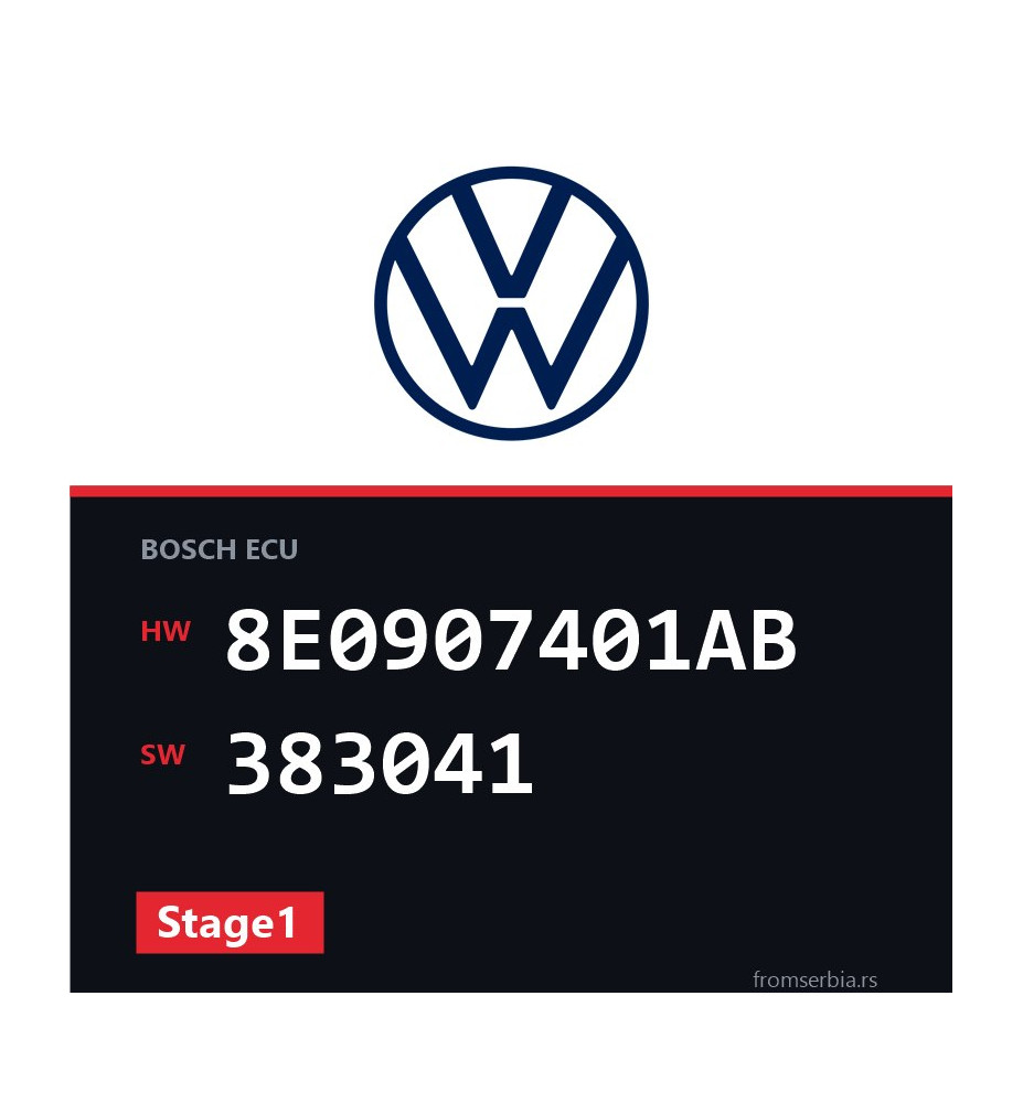 VW Touareg 8E0907401AB 383041 Stage1 tuning file