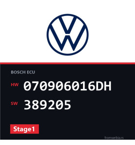 VW Touareg 070906016DH 389205 Stage1 tuning file