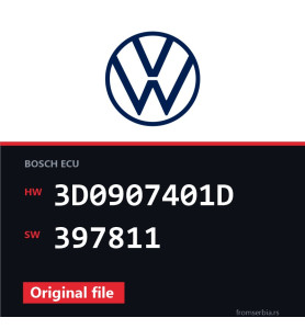 VW Touareg 3D0907401D 397811 original ECU file