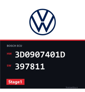 VW Touareg 3D0907401D 397811 Stage1 tuning file