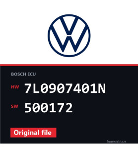 VW Touareg 7L0907401N 500172 original ECU file