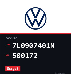 VW Touareg 7L0907401N 500172 Stage1 tuning file