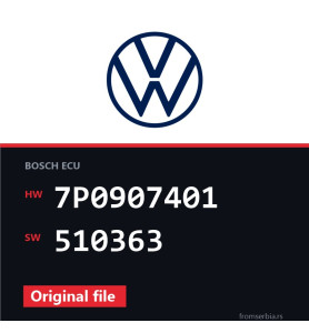 VW Touareg 7P0907401 510363 original ECU file