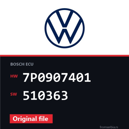 VW Touareg 7P0907401 510363 original ECU file
