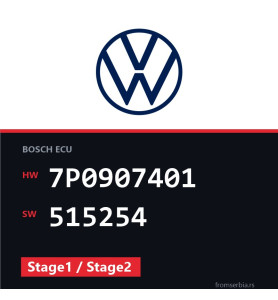 VW Touareg 7P0907401 515254 Stage1 / Stage2 tuning file