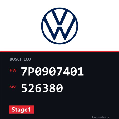 VW Touareg 7P0907401 526380 Stage1 tuning file