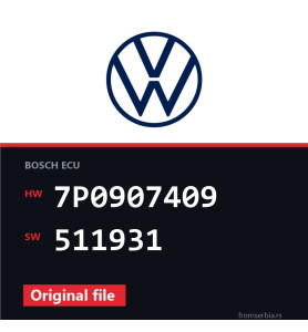 VW Touareg 7P0907409 511931 original ECU file