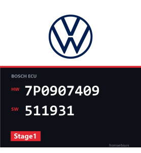 VW Touareg 7P0907409 511931 Stage1 tuning file