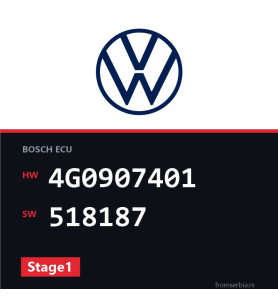 VW Touareg 4G0907401 518187 Stage1 tuning file