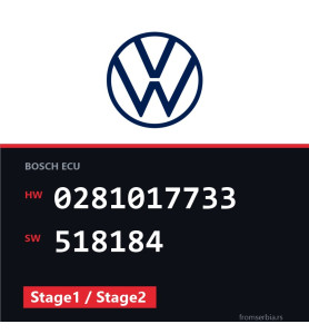 VW Touareg 0281017733 518184 Stage1 / Stage2 tuning file