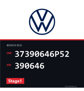 VW Touareg 37390646P52 390646 Stage1 tuning file