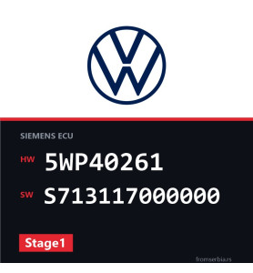 VW Touran 5WP40261 S713117000000 Stage1 tuning file