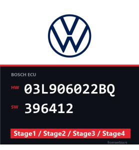 VW 03L906022BQ 396412 Stage1 / Stage2 / Stage3 / Stage4 file