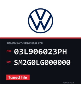 VW Touran 03L906023PH SM2G0LG000000 Tuned file tuning file