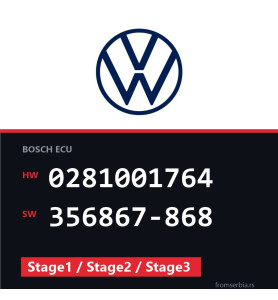 VW T4 0281001764 356867-868 Stage1 / Stage2 / Stage3 tuning file