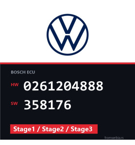 VW T4 0261204888 358176 Stage1 / Stage2 / Stage3 tuning file