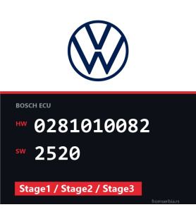 VW T4 0281010082 2520 Stage1 / Stage2 / Stage3 tuning file