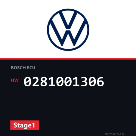 VW T4 0281001306 Stage1 tuning file