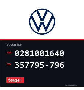 VW Transporter 0281001640 357795-796 Stage1 tuning file