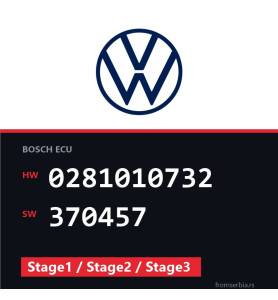 VW Transporter 0281010732 370457 Stage1 / Stage2 / Stage3 tuning file