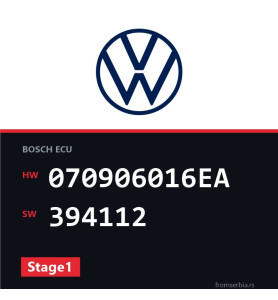 VW Bus 070906016EA 394112 Stage1 tuning file