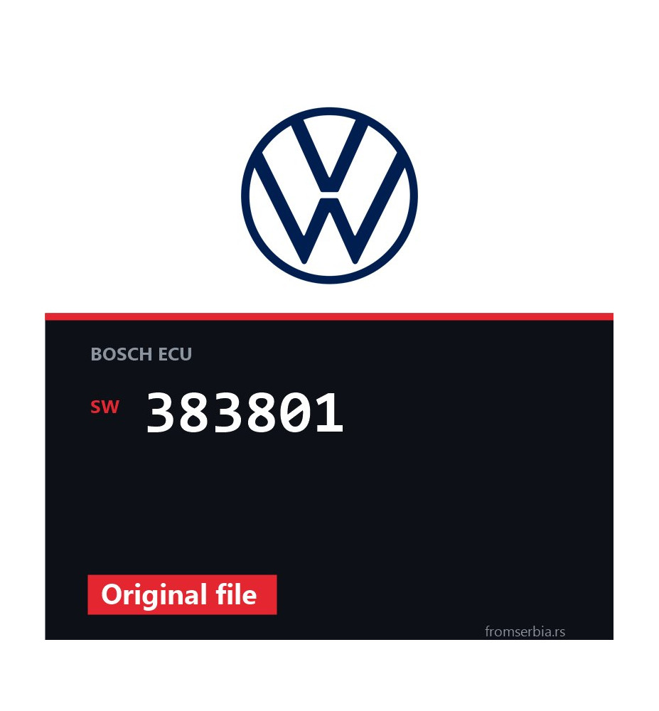 VW Transporter 383801 original ECU file