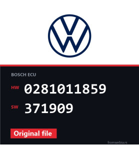 VW Transporter 0281011859 371909 original ECU file