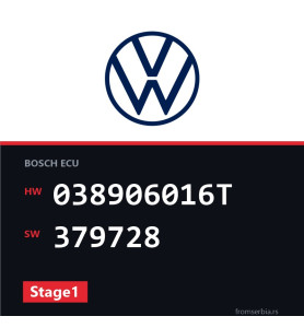 VW T5 038906016T 379728 Stage1 tuning file