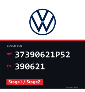 VW T5 37390621P52 390621 Stage1 / Stage2 tuning file
