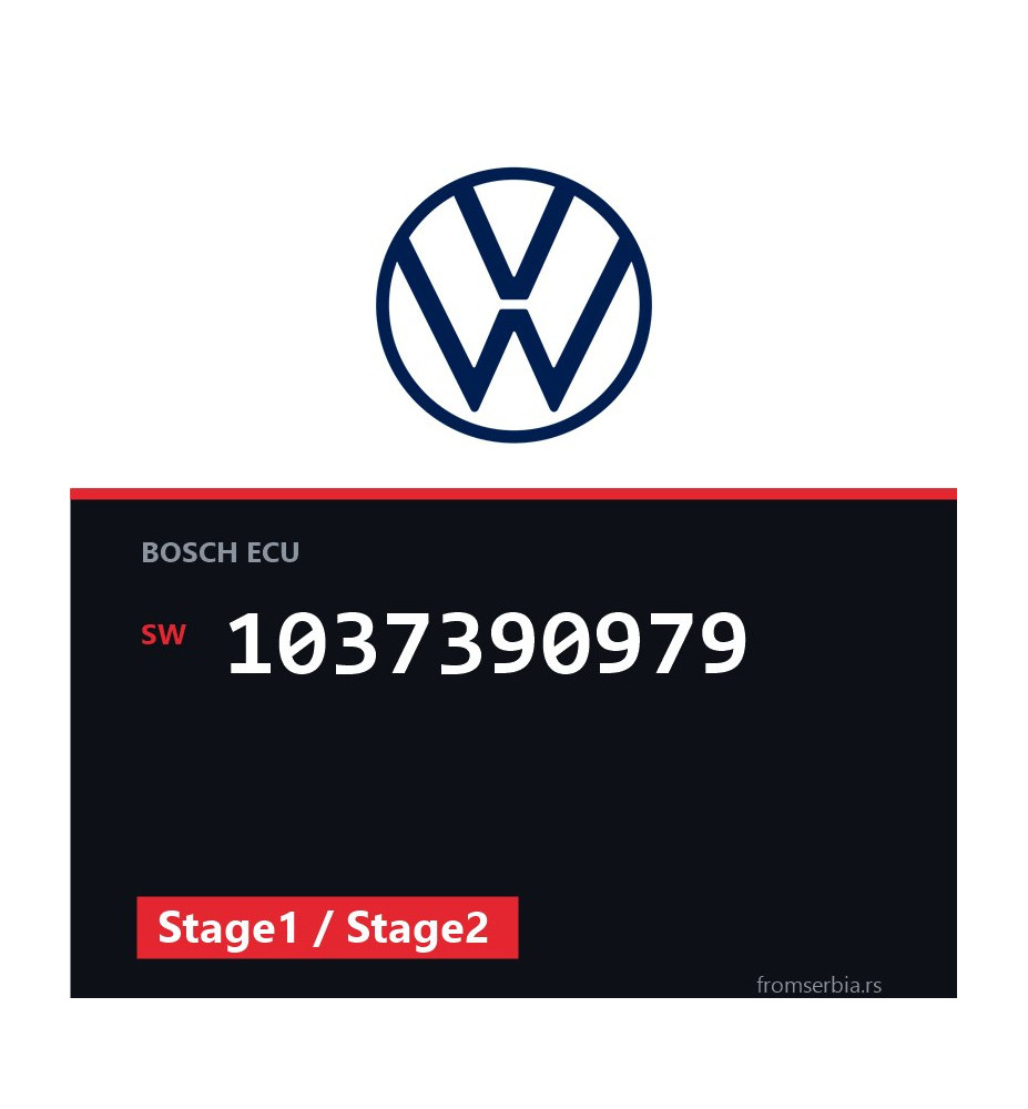 VW Transporter 1037390979 Stage1 / Stage2 tuning file