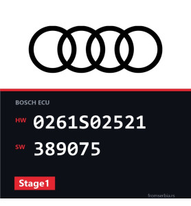 Audi A4 0261S02521 389075 Stage1 tuning file