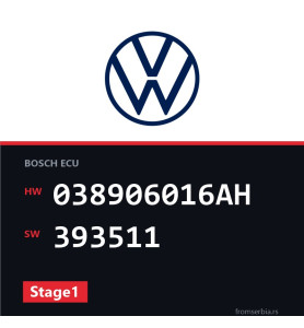 VW Transporter 038906016AH 393511 Stage1 tuning file
