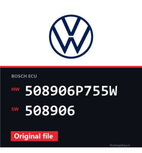 VW Transporter 508906P755W 508906 original ECU file
