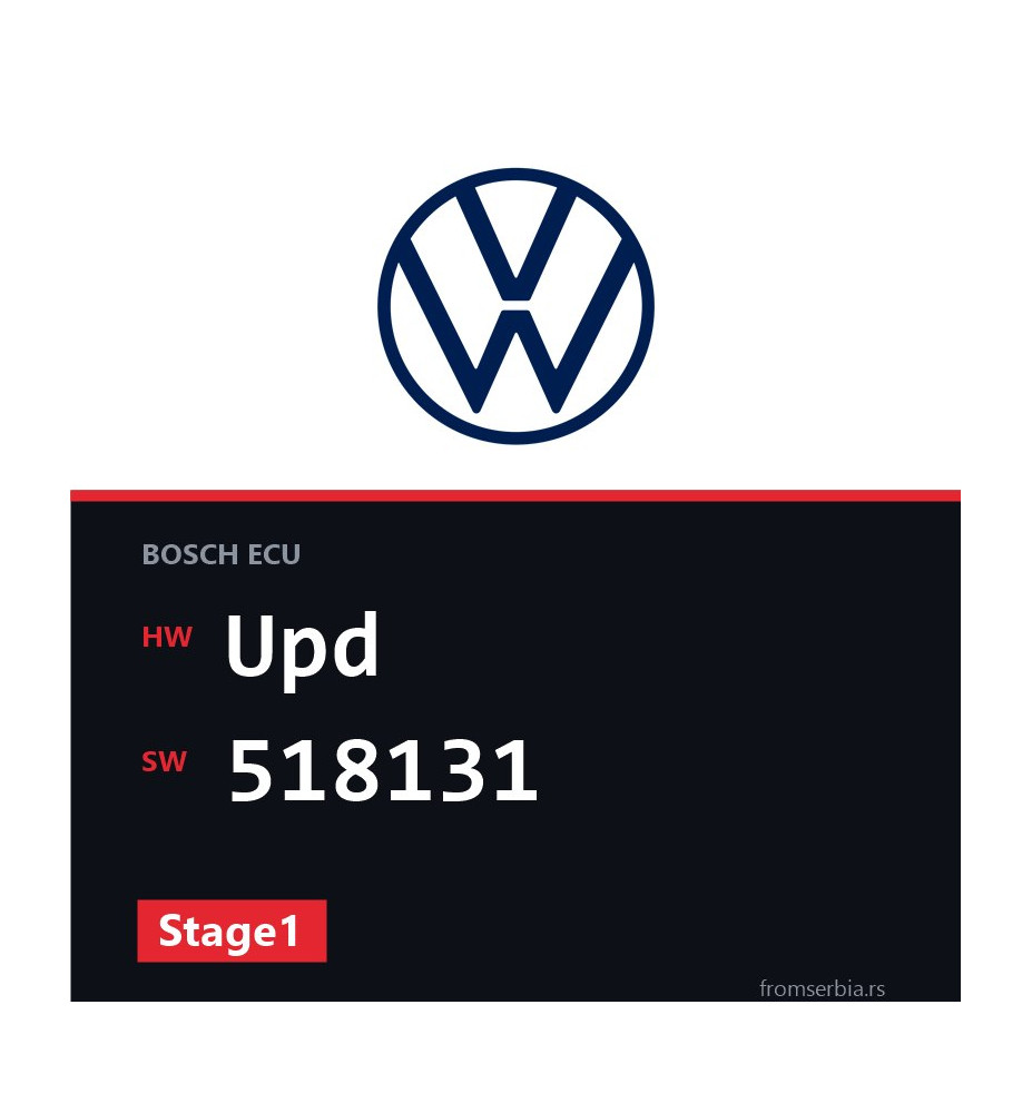 VW Transporter Upd 518131 Stage1 tuning file