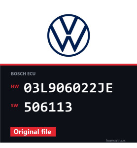 VW Transporter 03L906022JE 506113 original ECU file